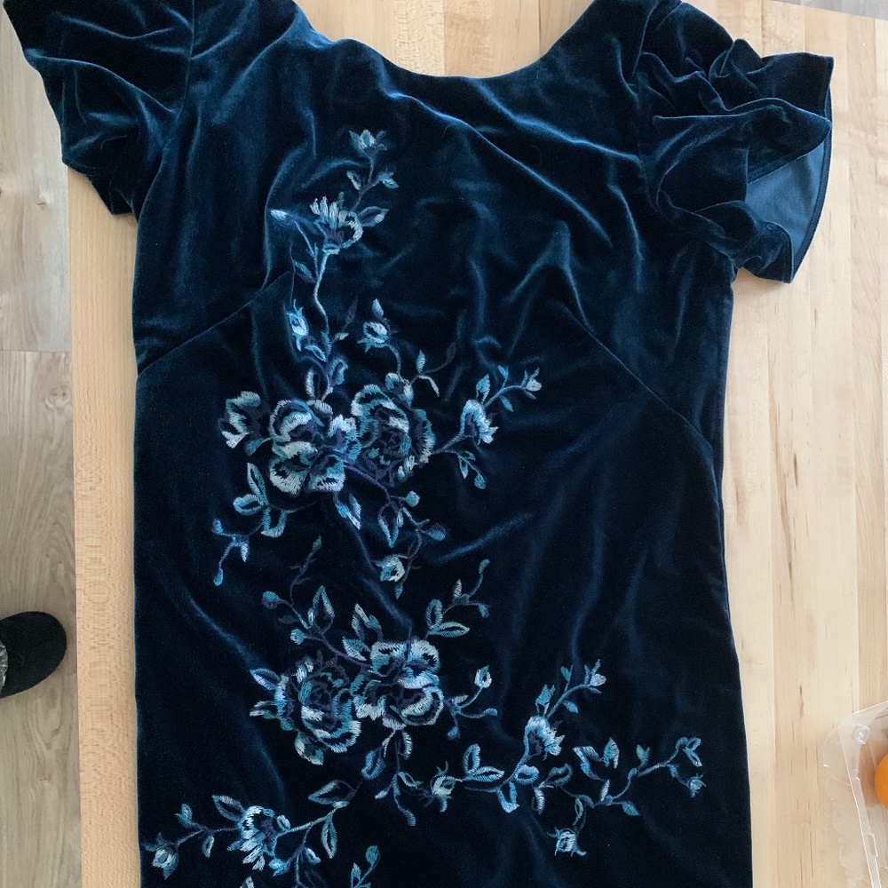 Black Market/White House Embroidered Dress